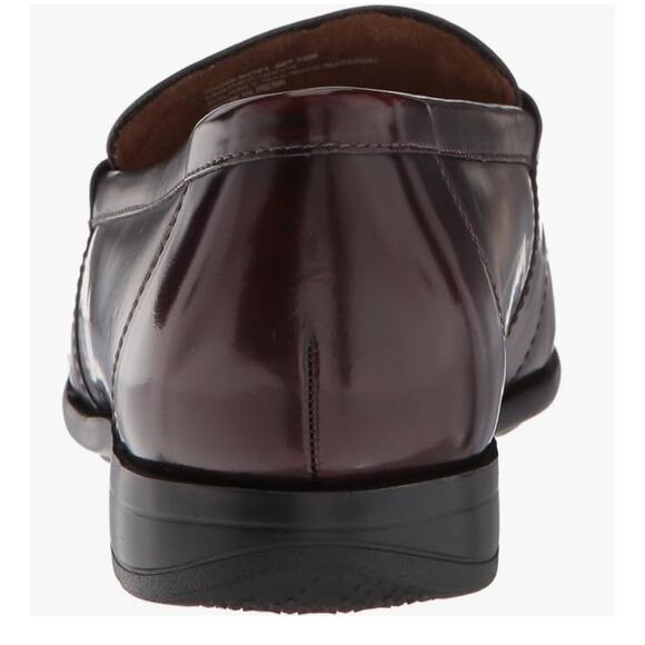 Nunn Bush Men Denzel Moc Toe Kiltie Tassel  Loafer KORE Comfort , Burgundy, 8 main image 4